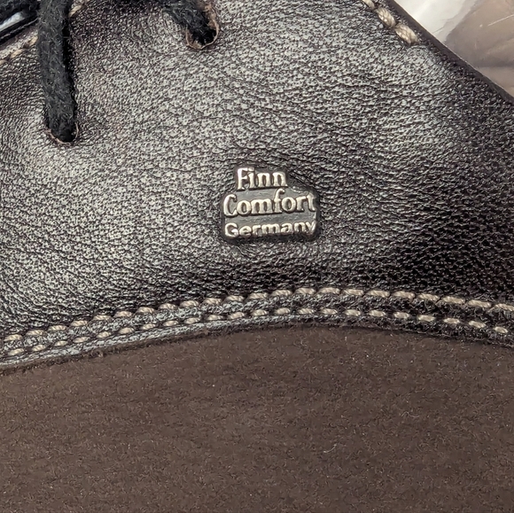 Finn Comfort Size 41 D Oxford Tie Shoes In Brown Made In Germany main image 5
